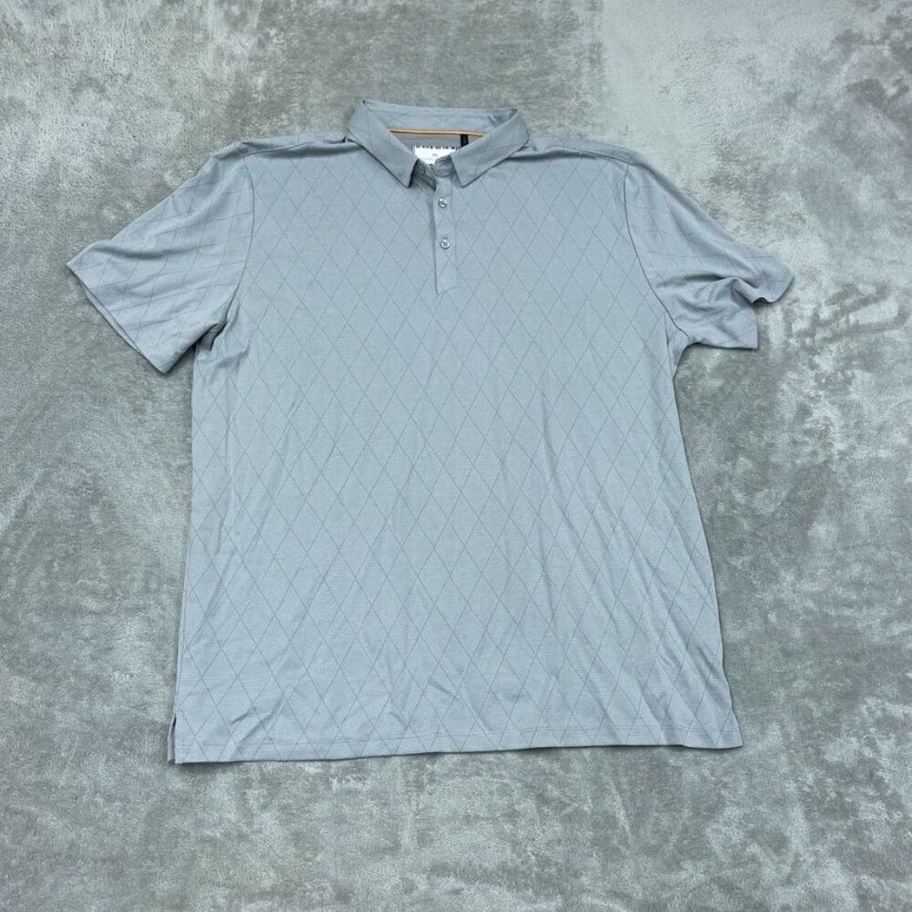 Modern Ambition Mens XXL Gray Polo Shirt Recycled Blend a0995